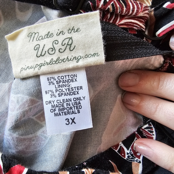 Tie me up print wiggle dress - Picture 4 of 4